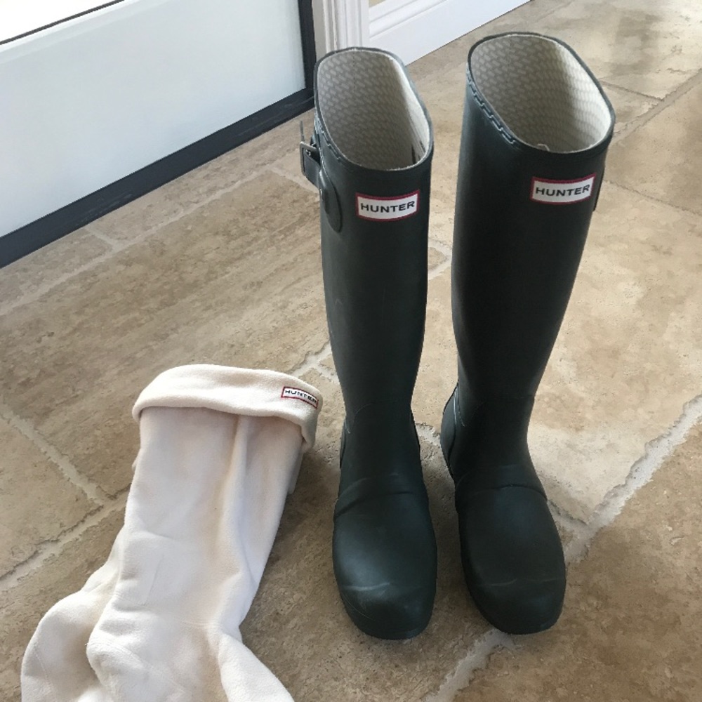 Women’s Original Tall Hunter Boots in Forest Green